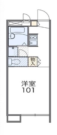 レオパレスカメリアの物件間取画像